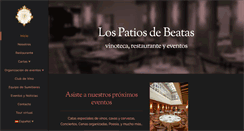 Desktop Screenshot of lospatiosdebeatas.com